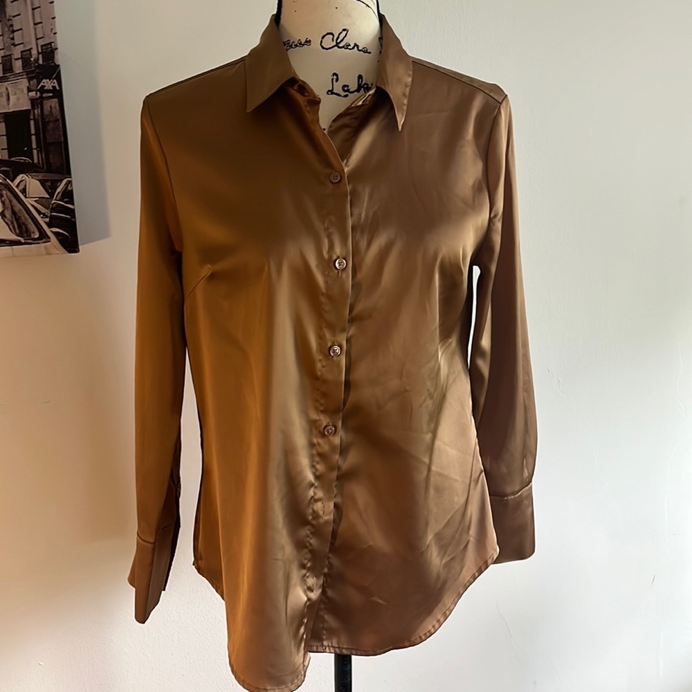 Banana Reuplic silk shirt PM - Picture 1 of 7